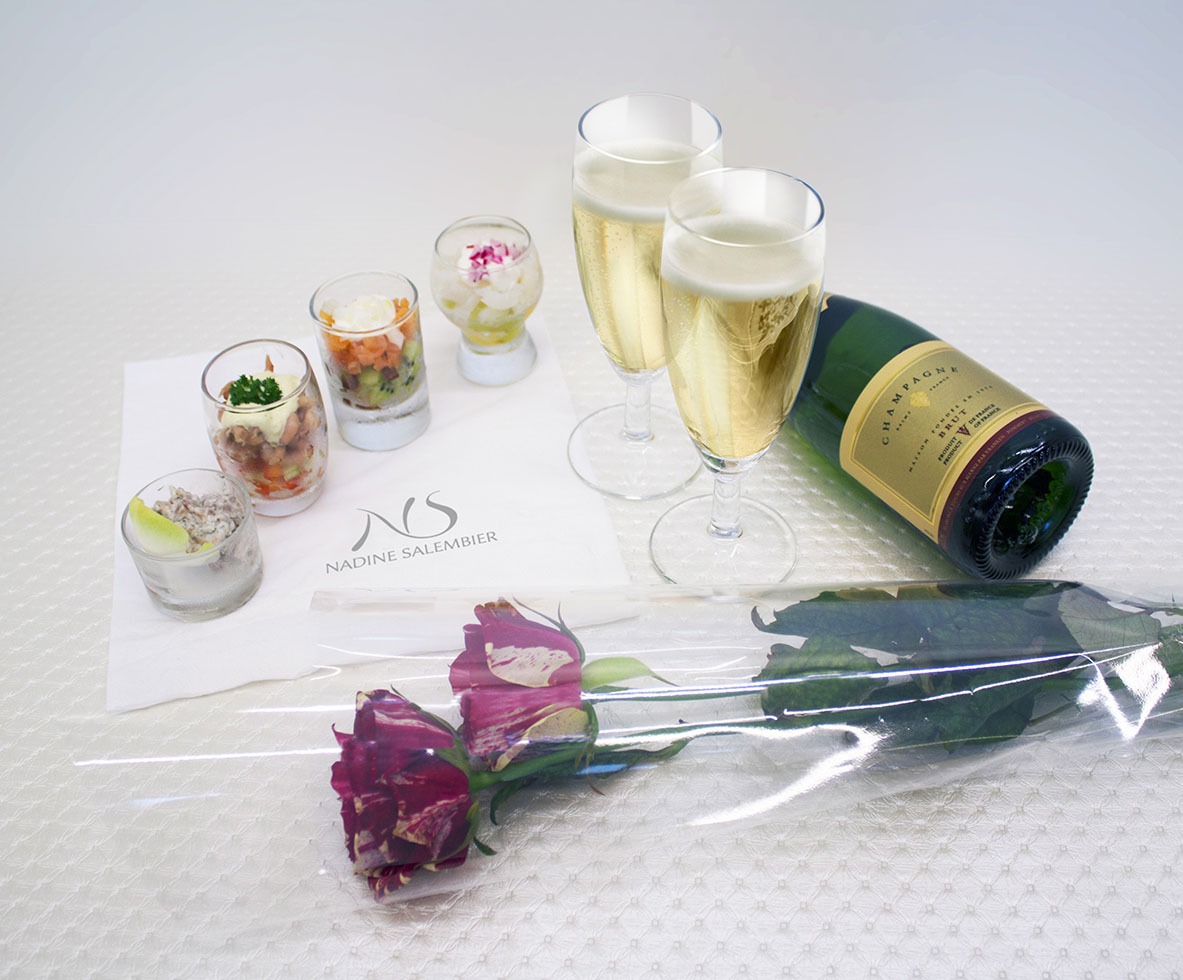 Photo cadeau produit St-Valentin Champagne